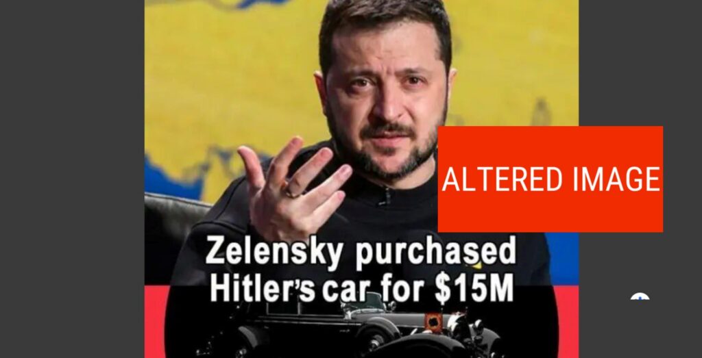 Zelensky did NOT Buy Hitler’s Limousine